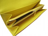 Louis Vuitton 激安　ルイヴィトン 新品　マルチカラー　財布　ファスナー付き長札　ポルトフォイユ・サラ　ブロンｘシトロン（イエロー）　M93743