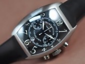 フランクミュラー 新作＆送料込Franck Muller Casablanca Chrono SS/LE Black A-7750 28800bph腕時計 J-FN0132
