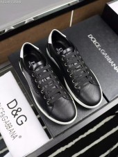 D&G 新作 新品同様超美品 通販＆送料込 牛革 運動靴 男性用 DG012